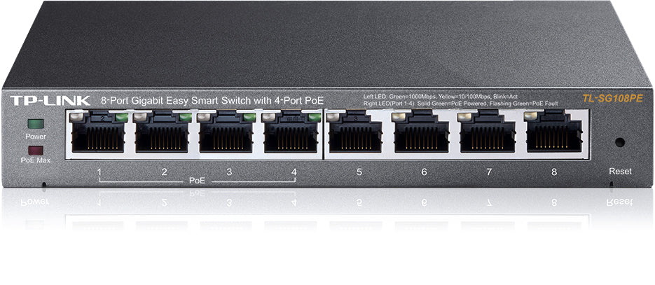 TP-Link PoE Switches TL-SG108PE